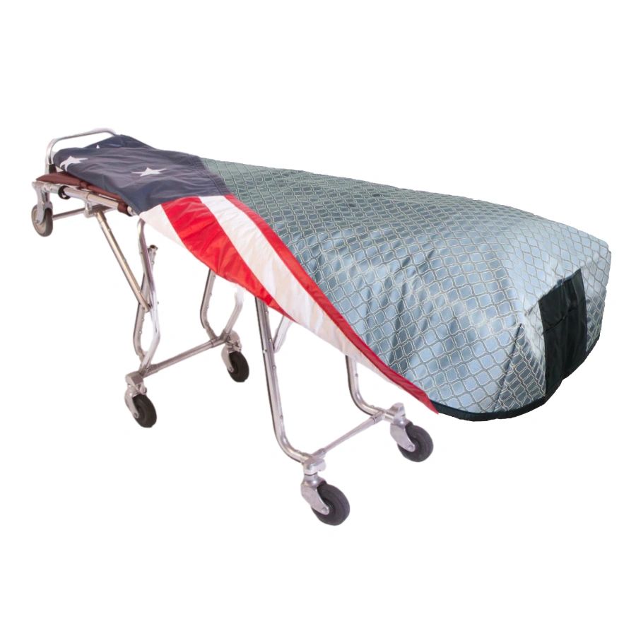 Granite Lattice Cot Cover - Standard, Patriot Reversible Lining