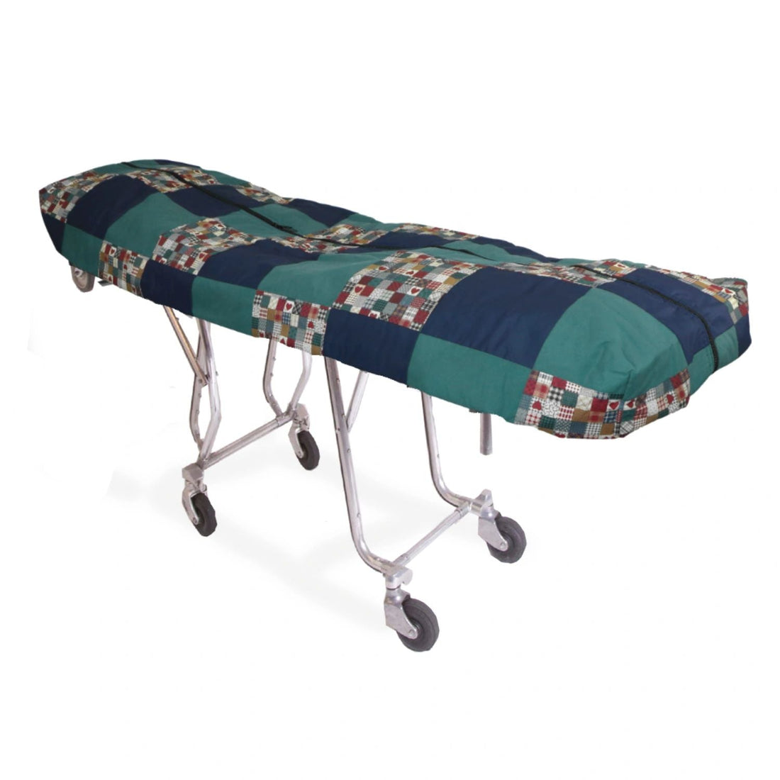 Green Navy Patchwork Cot Pouch