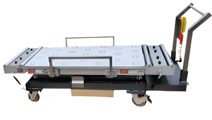 Covered Cadaver Scissor Lift | Model 1030-CTL-C | Concealed Hydraulic Body Transport | American Mortuary Coolers