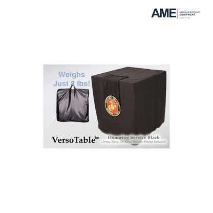 Honoring Service Black Portable Presentation Table – Standard – versotable honoring service black marines gian