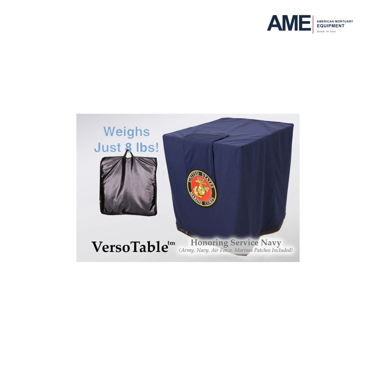 Honoring Service Navy Portable Presentation Table – Standard – versotable honoring service navy marines giant