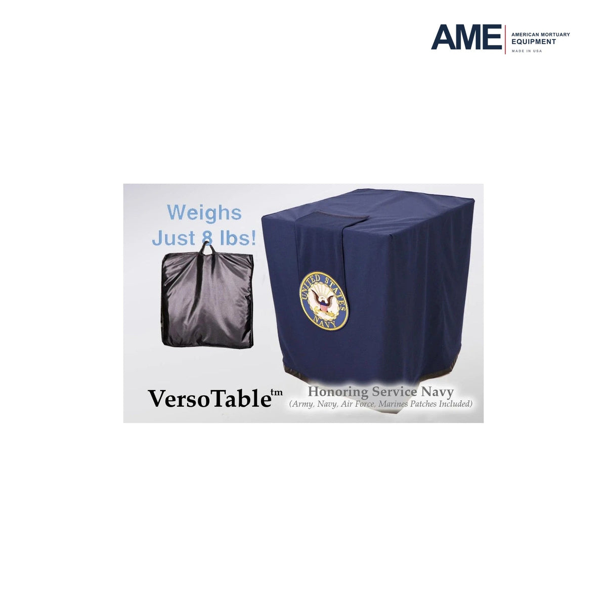 Honoring Service Navy Portable Presentation Table – Standard – versotable honoring service navy navy giant