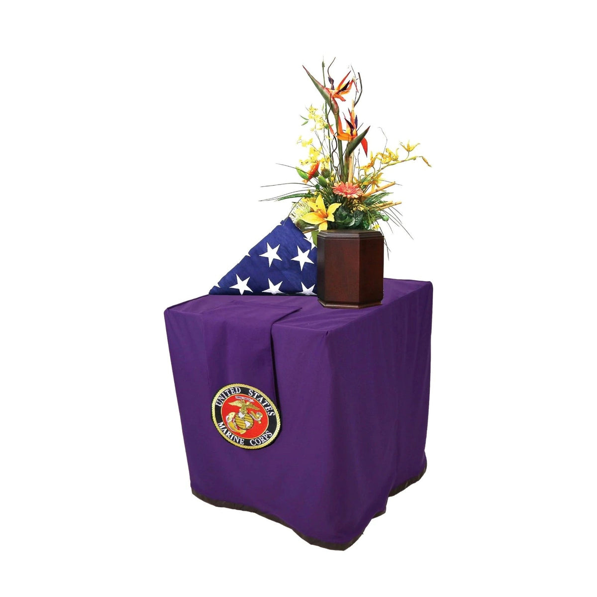 Honoring Service Purple Portable Presentation Table – Standard – VT Service Purple with Setup PROJECT