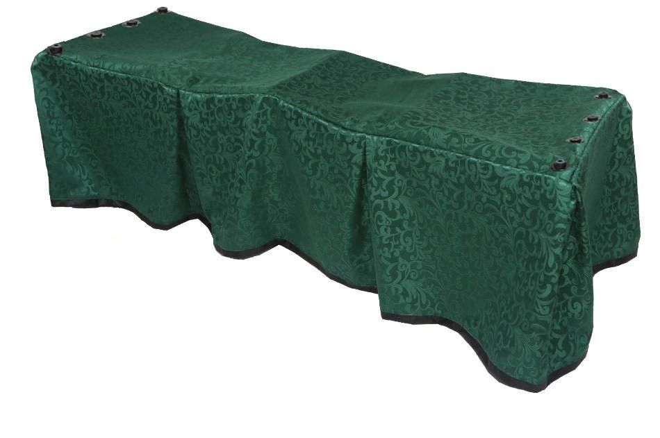 Hunter Leaf Brocade Church Truck Drape
