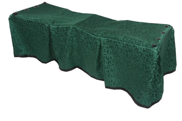 Hunter Leaf Brocade Church Truck Drape