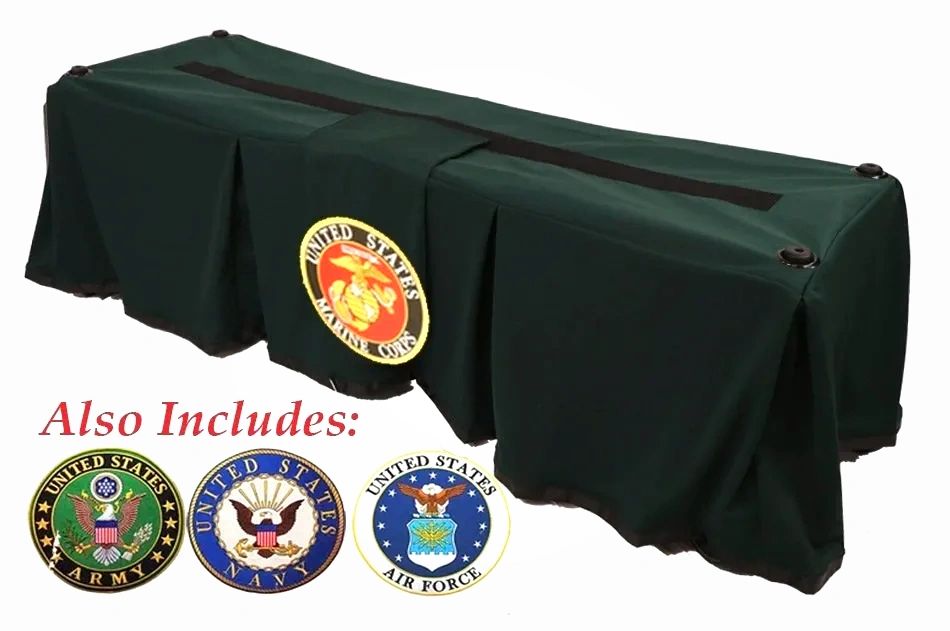 Hunter Military Emblem Church Truck Drape - Ferno 87 Full-Size – Large Grommets