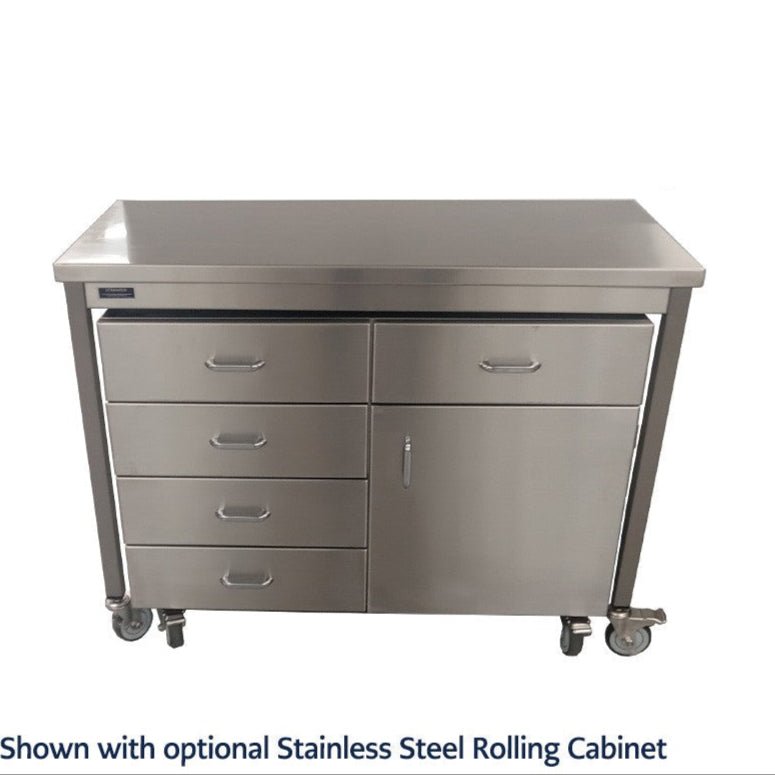 Lab Work Table - 1034 - 4WT - American Mortuary Coolers & Equipments