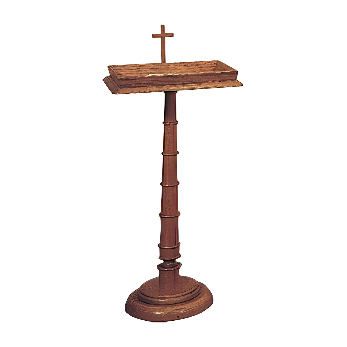 Lakeshore Mass Card Holder in solid English oak by American Mortuary Equipment
