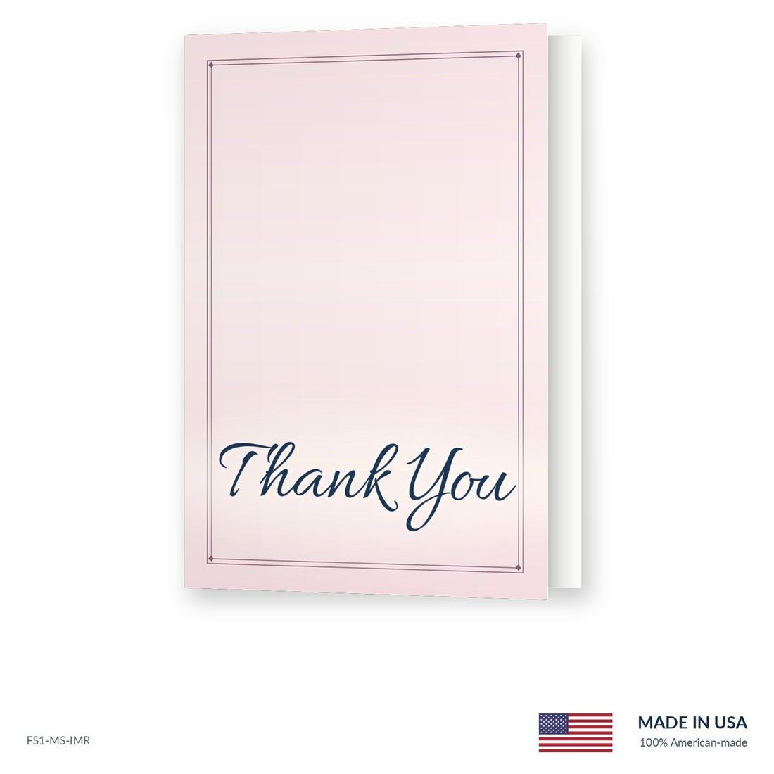 Memory Rose Funeral Acknowledgment Cards