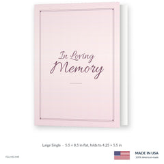 Memory Rose Funeral Service Folders