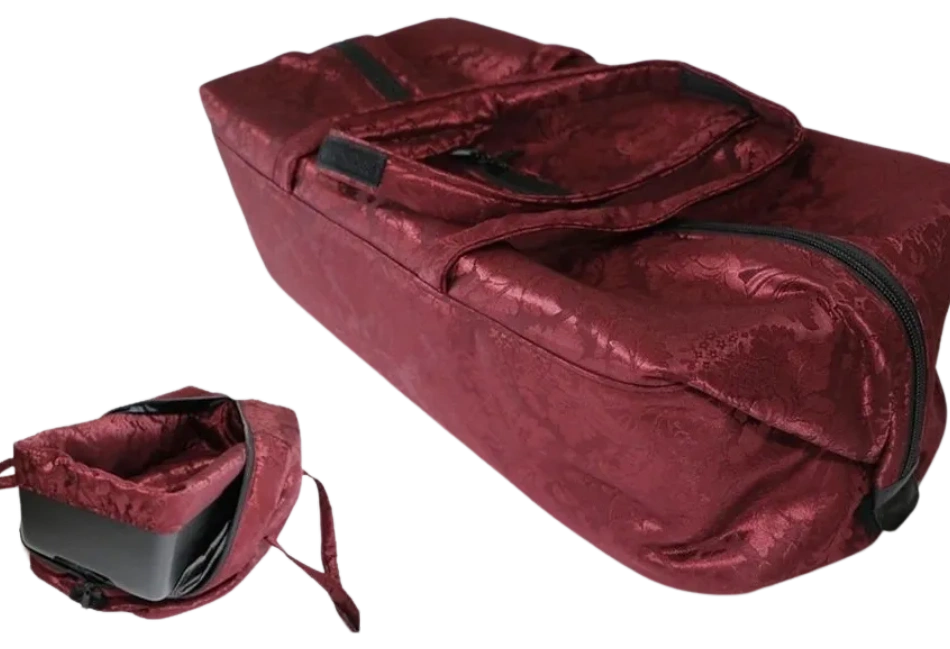 Merlot Damask Infant Removal Case - Plus