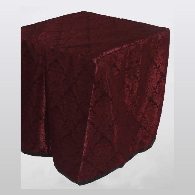 Merlot Damask Presentation Table - Standard