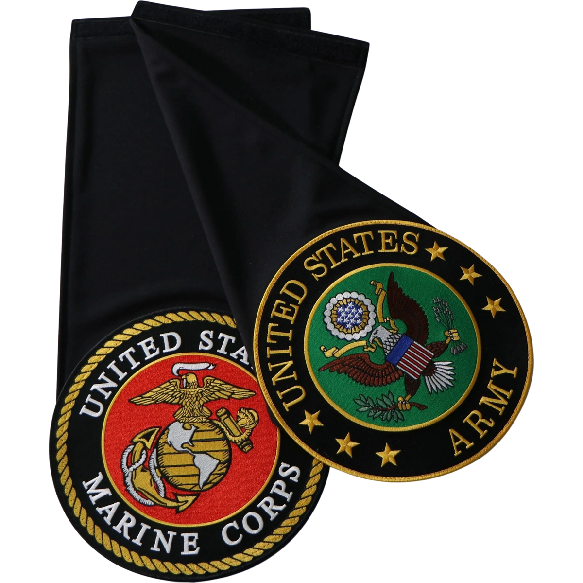 Military Service Service Patch - Black