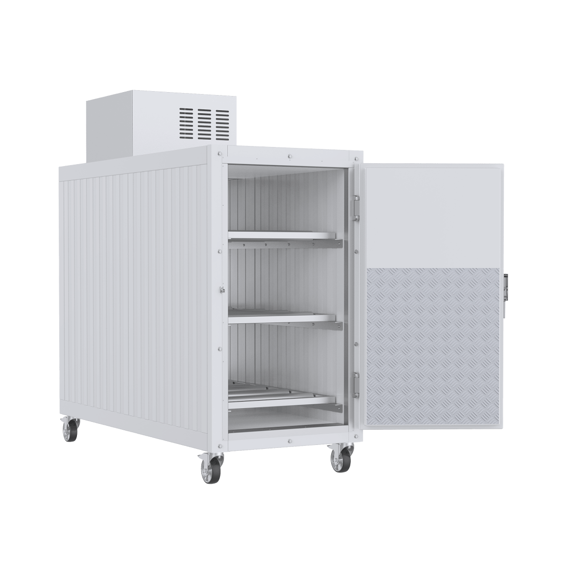 Model 2000 - 03BS: The Ultimate 3 - Body Standard Mortuary Cooler - American Mortuary Coolers & Equipments