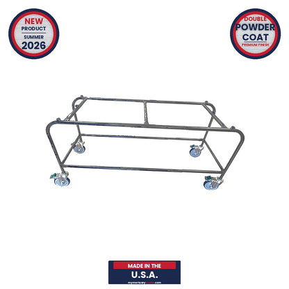 
Mortuary Prep Room Casket Stand | Rolling Funeral Home Utility Cart | Affordable Casket Trolley | Value Buy 2026 | American Made
