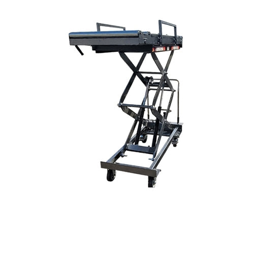 American Mortuary HD-1000-M-WS scissor lift with optional LCD digital weight scale add-on