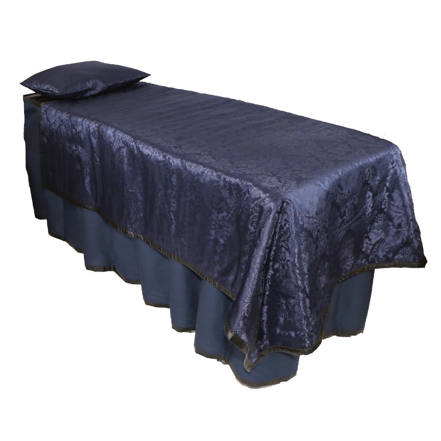 Navy Damask Viewing Set - Standard, Black