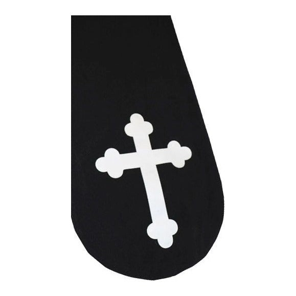 Ornate Cross Service Patch - Black