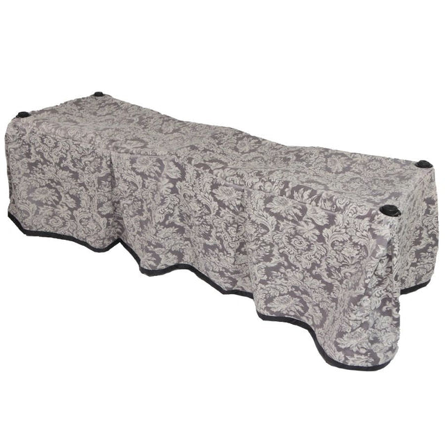 Pewter Paisley Church Truck Drape