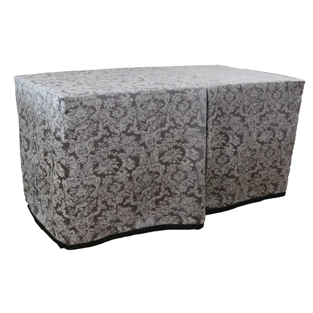 Pewter Paisley Table Cover