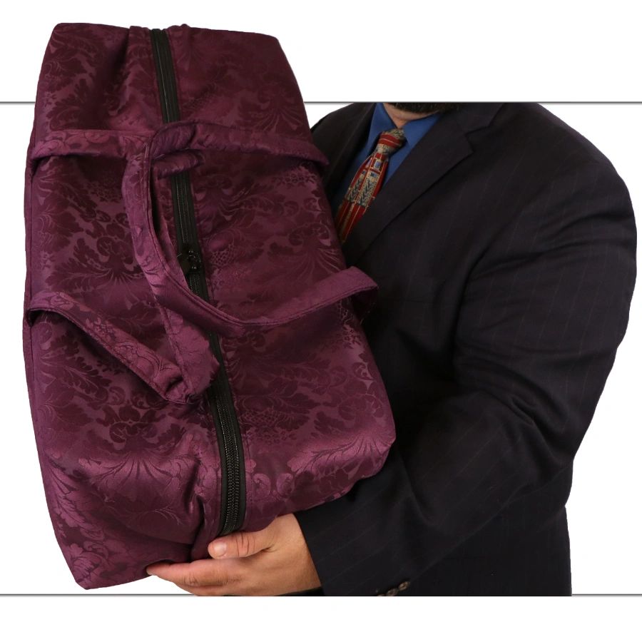 Plum Damask Infant Removal Case - Plus
