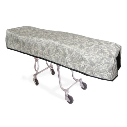 Porcelain Floral Cot Cover - Standard, Standard Black Lining