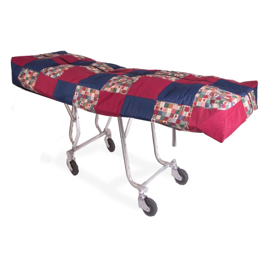 Red Navy Patchwork Cot Pouch - Standard