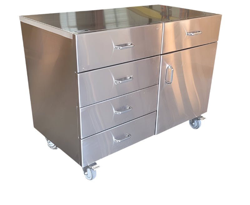 Stainless Steel Drawer Base Cabinet | USPE-BC-D | U.S. Pathology Equipment