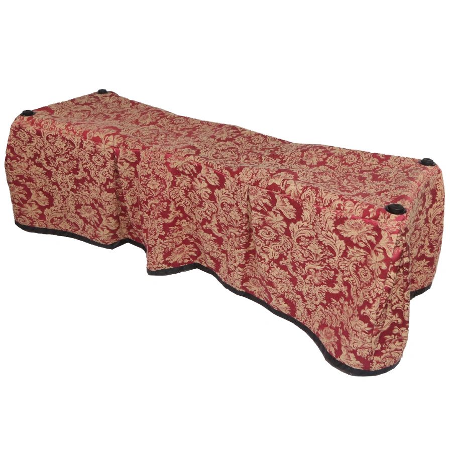 Ruby Paisley Church Truck Drape - Ferno 87 Full-Size – Large Grommets