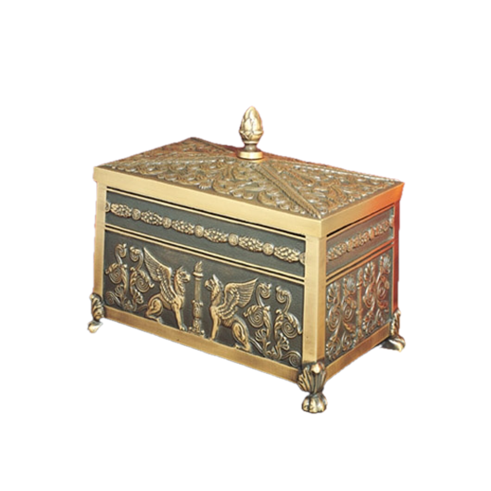 Sarcophagus Bronze Urn — SBR-005