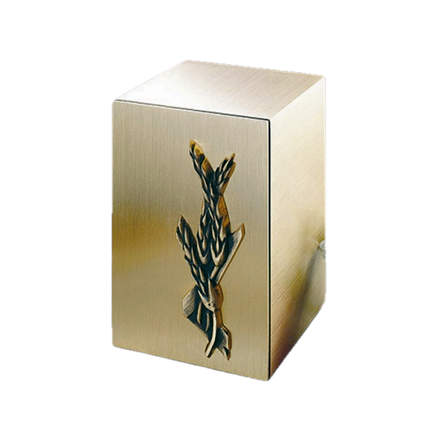 Solitude-Wheat Bronze Urn — SBR-030