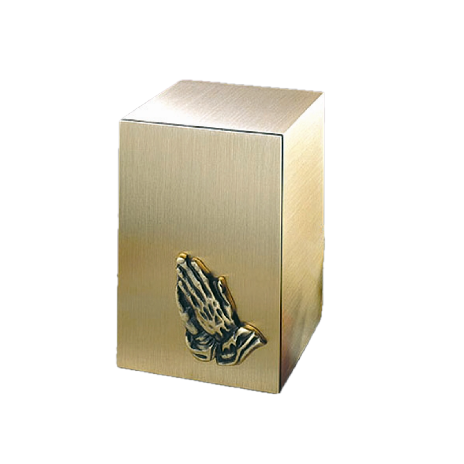 Solitude-Praying Hands Bronze Urn — SBR-031