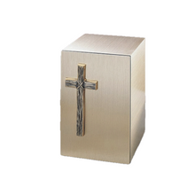 Solitude-Cross Bronze Urn — SBR-033