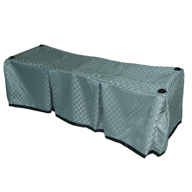 Seafoam Lattice Church Truck Drape