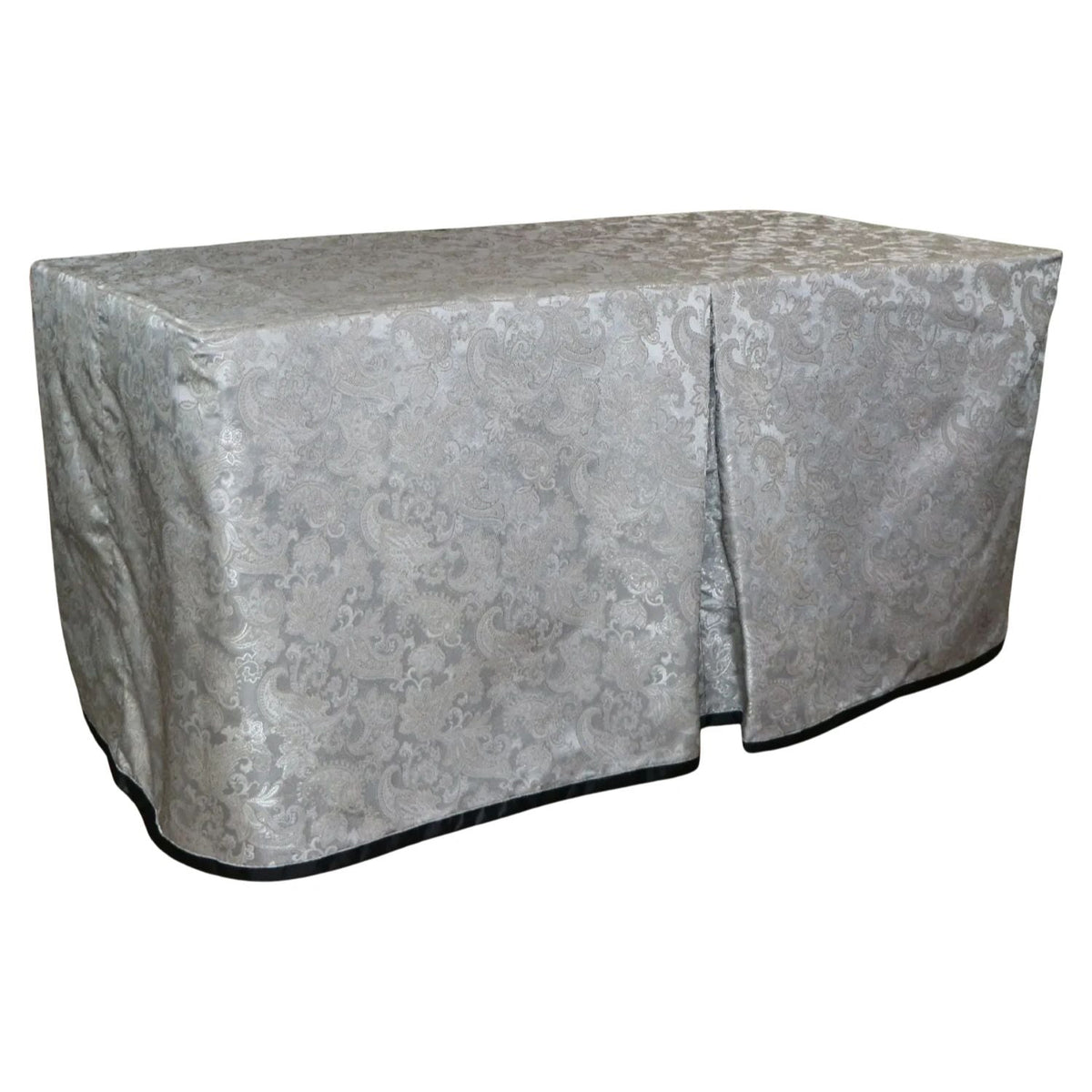 Silver Floral Table Cover