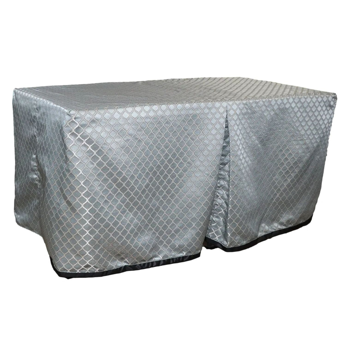 Silver Lattice Table Cover