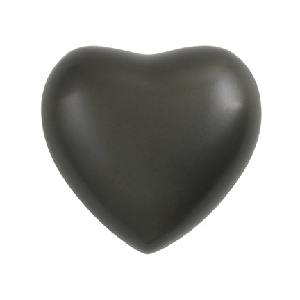 Slate Plain Heart Keepsake Urn, Heart Keepsake, 2.7 x 2.9 x 1.6 in