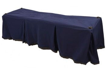 Solid Navy Church Truck Drape - Ferno 87 Full-Size – Large Grommets
