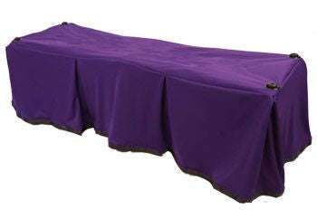 Solid Purple Church Truck Drape - Ferno 87 Full-Size – Large Grommets