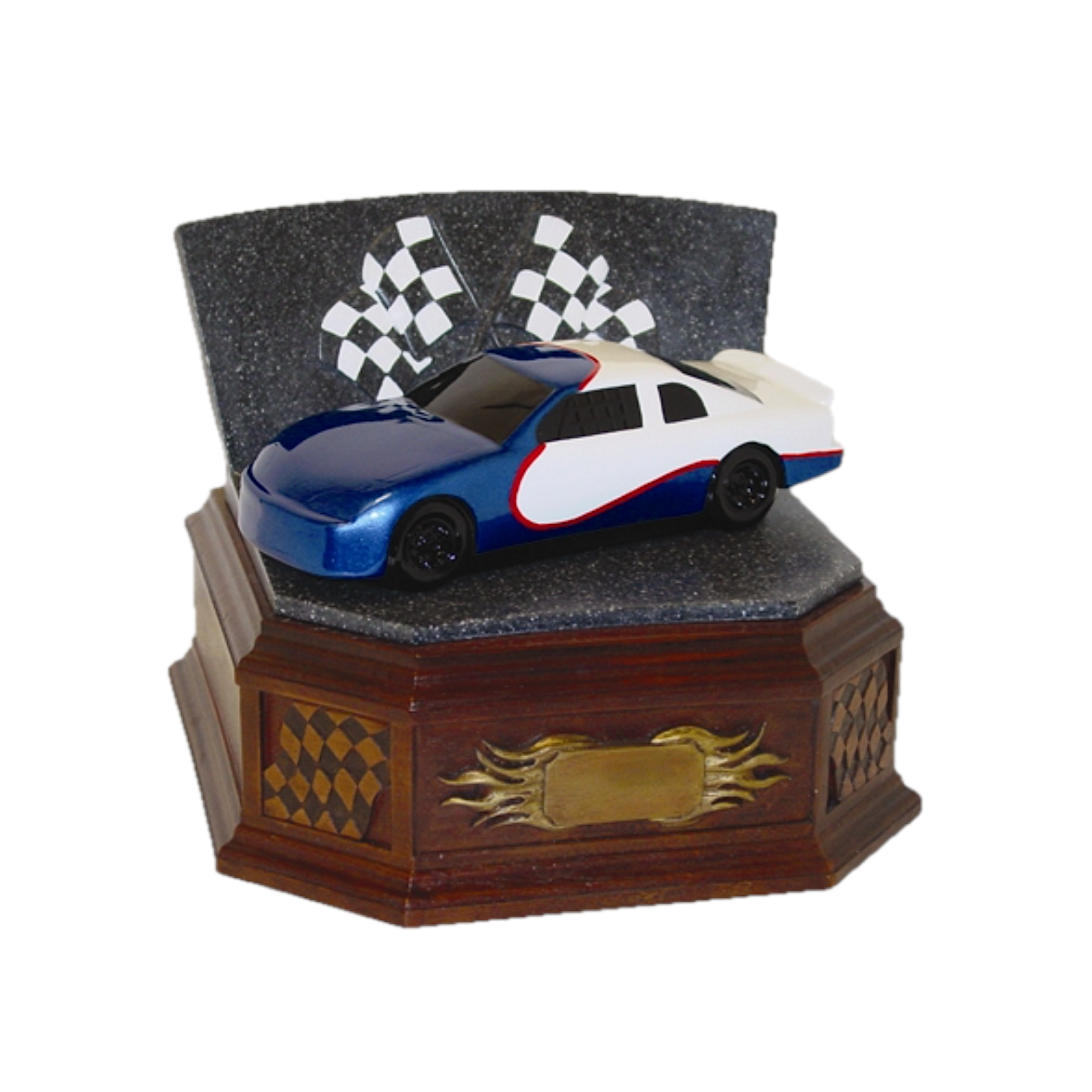 Blue Race Car Sports Urn — SPT-006