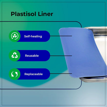 Stackable Dissecting Pan with Self - Healing Liner – Model 1035 - 16SDT - American Mortuary Coolers & Equipments