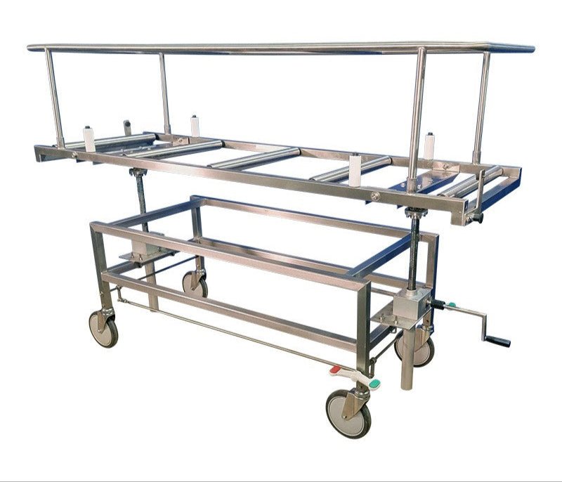 Stainless Steel Covered Transport Cart - 600015 - CR - American Mortuary Coolers & Equipments