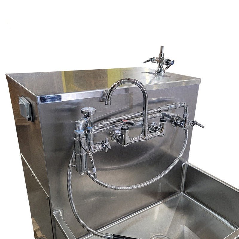 Stainless Steel Embalming Station - 1036 - ES - American Mortuary Coolers & Equipments