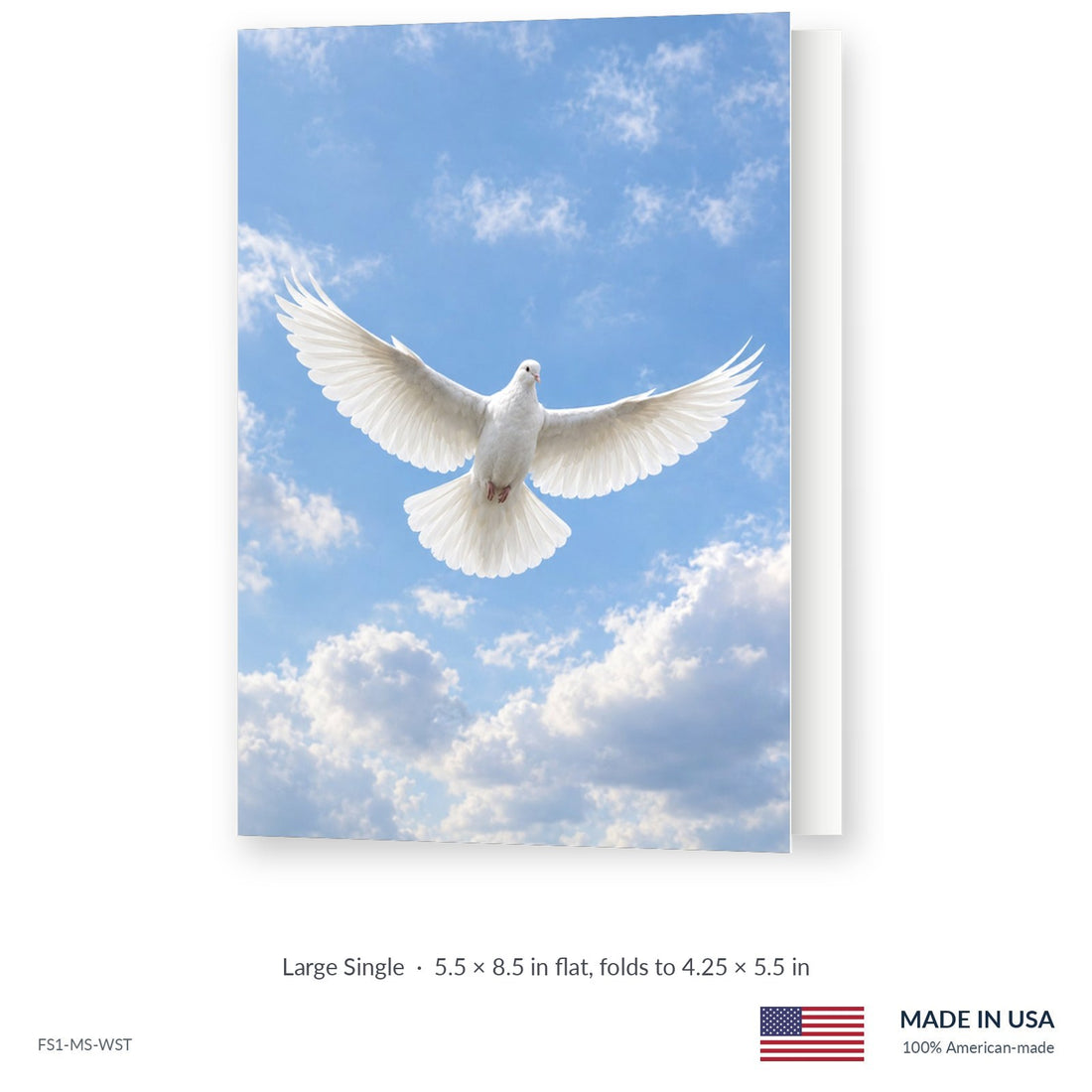 Stillness Blue Funeral Service Folders