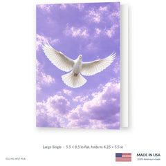 Stillness Purple Funeral Service Folders