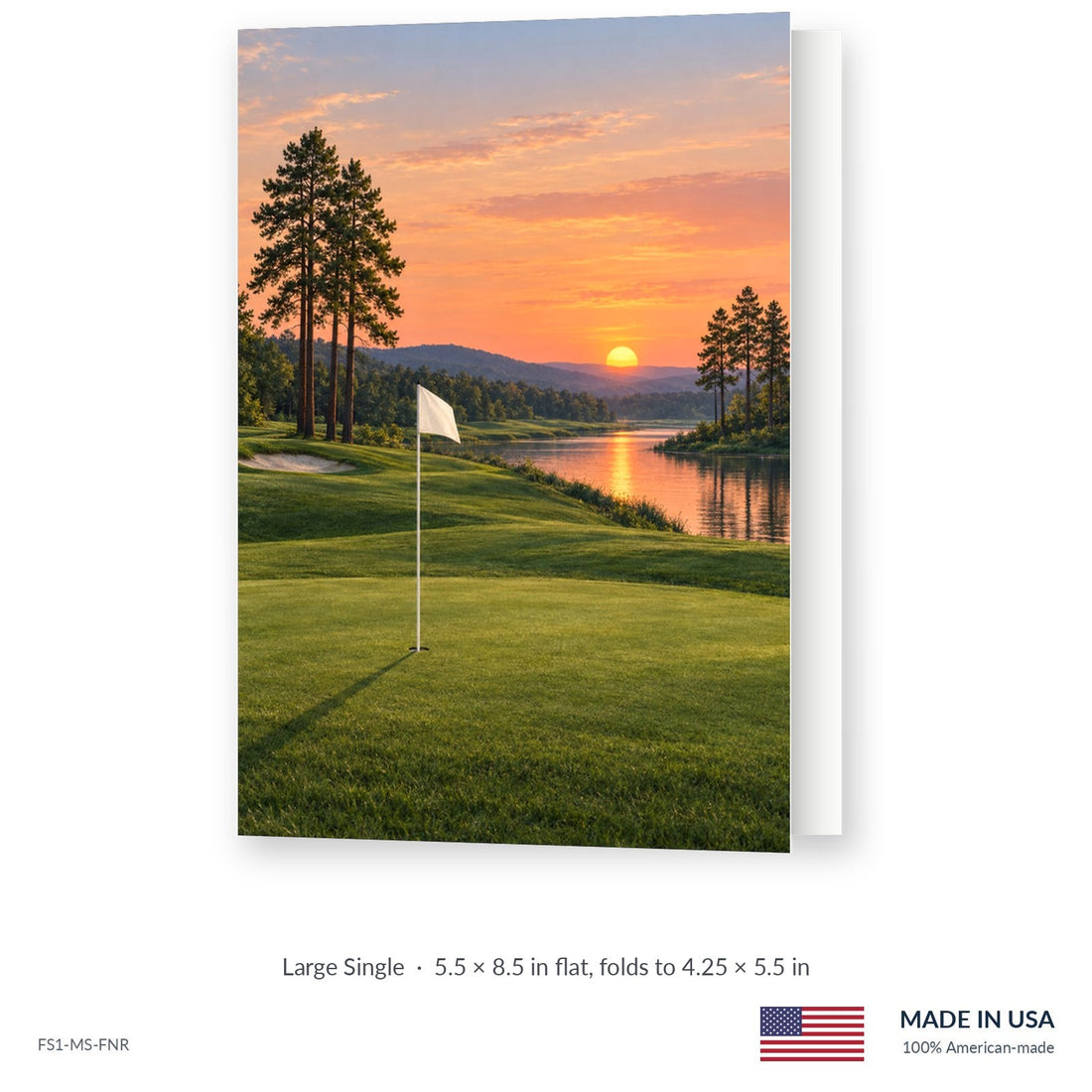 Sunset Golf Funeral Service Folders