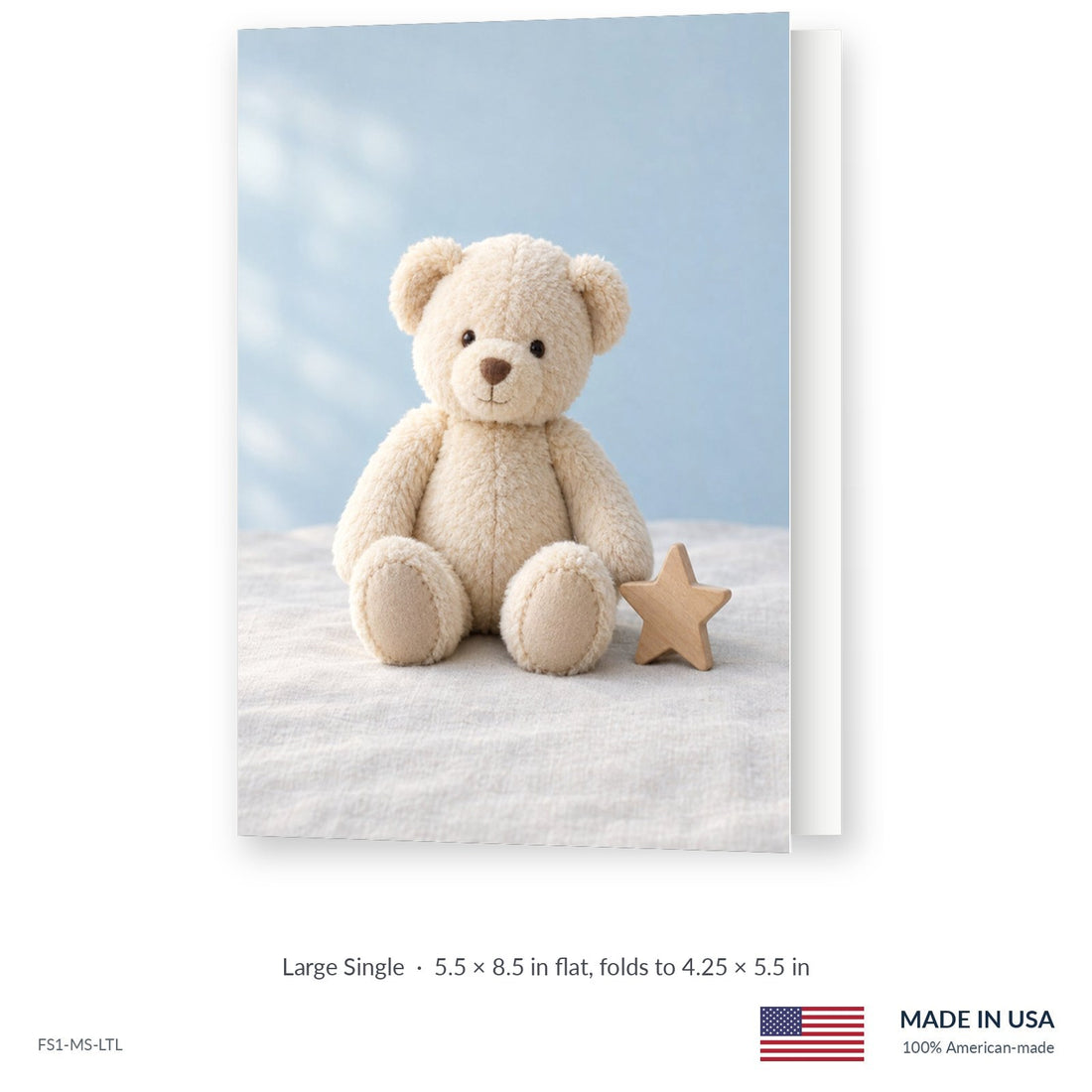 Teddy Bear Funeral Service Folders