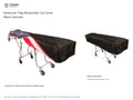 TITAN American Flag Reversible Cot Cover | Black Damask