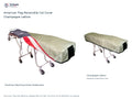 TITAN American Flag Reversible Cot Cover | Champagne Lattice