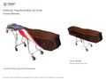 TITAN American Flag Reversible Cot Cover | Cocoa Damask
